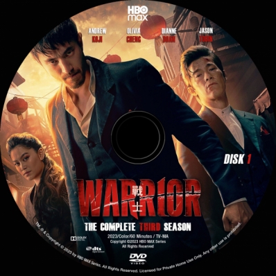 Warrior - Season 3; disk 1