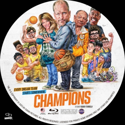 Champions (2018) DVD Custom Cover