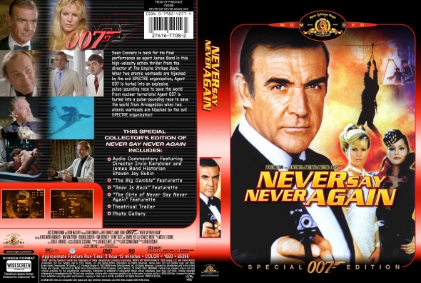 never say never again dvd cover