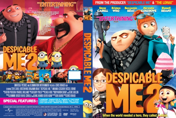 despicable me 2 2022 dvd cover