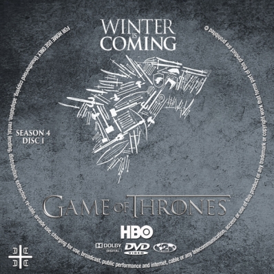 Game of Thrones - Season 4; disc 1