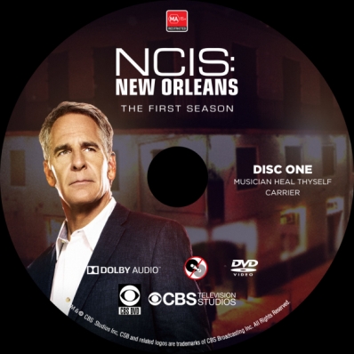 NCIS: New Orleans - Season 1; disc 1