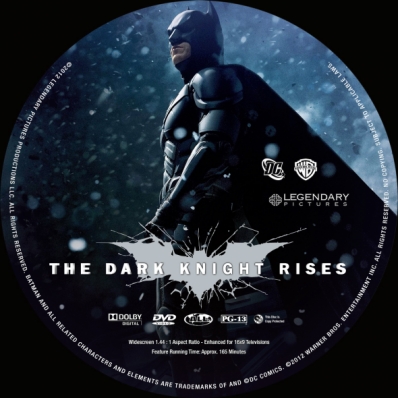 the dark knight rises dvd cover