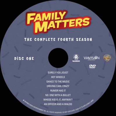 Family Matters - Season 4; disc 1