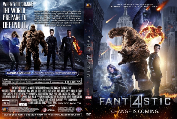 fantastic four dvd cover