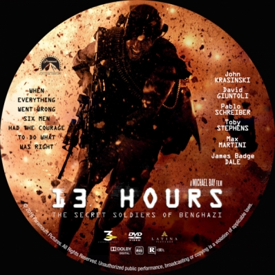 Covercity - Dvd Covers & Labels - 13 Hours: The Secret Soldiers Of Benghazi