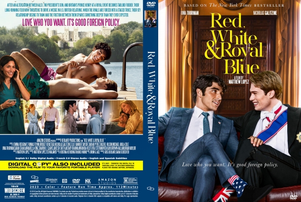 CoverCity DVD Covers Labels Red White Royal Blue