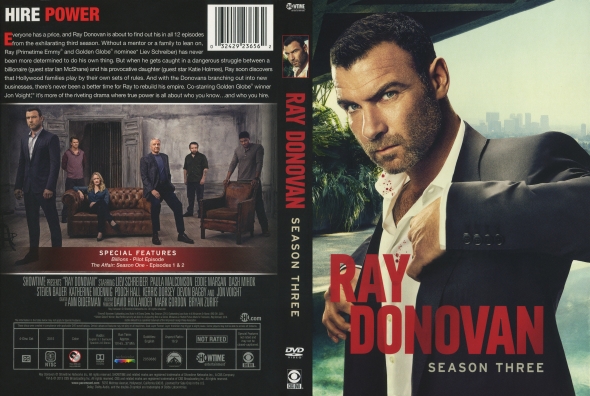 ray donovan dvd label