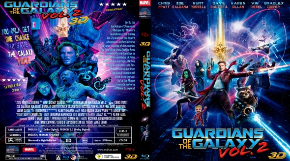 CoverCity DVD Covers Labels Guardians of the Galaxy Vol. 2 3D