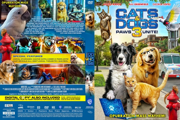 CoverCity - DVD Covers & Labels - Cats & Dogs 3: Paws Unite