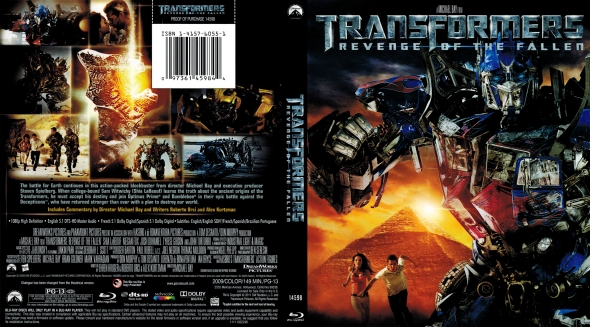 transformers revenge of the fallen dvd cover