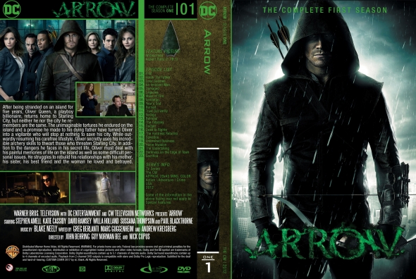 arrow season 1 dvd cover