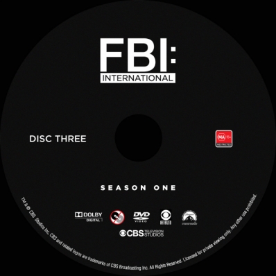 FBI: International - Season 1; disc 3