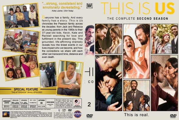 This is Us - Season 2 (spanning spine)