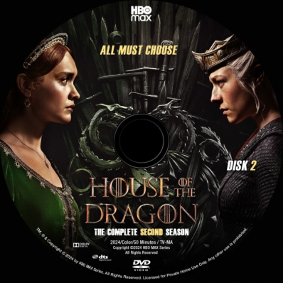 House of the Dragon - Season 2; disk 2