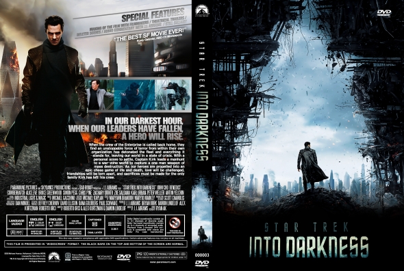 star trek into darkness dvd label