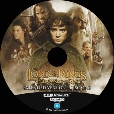 The Lord Of The Rings: The Fellowship Of The Ring 4K; disc 1 (Extended Version)