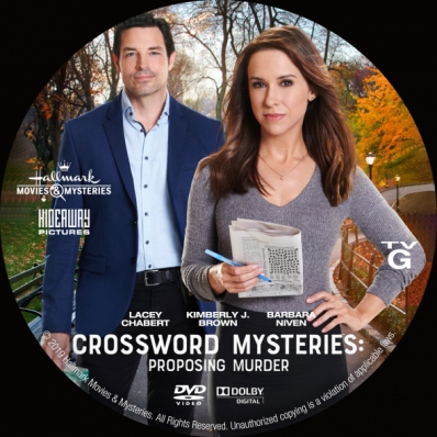 CoverCity DVD Covers Labels Crossword Mysteries: Proposing Murder