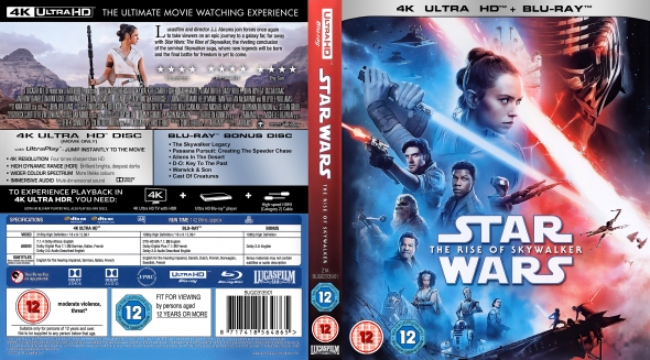 CoverCity - DVD Covers & Labels - Star Wars: The Rise of Skywalker 4K