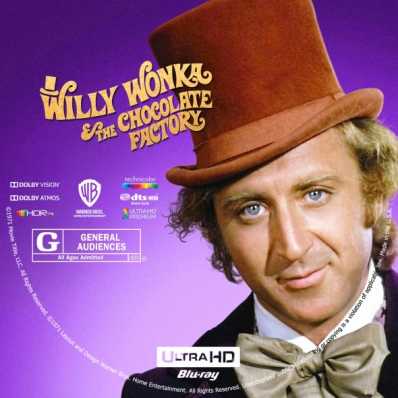 CoverCity - DVD Covers & Labels - Willy Wonka & the Chocolate Factory 4K