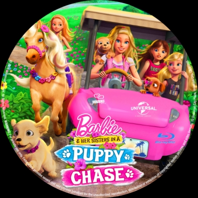 barbie and her sisters in a puppy chase