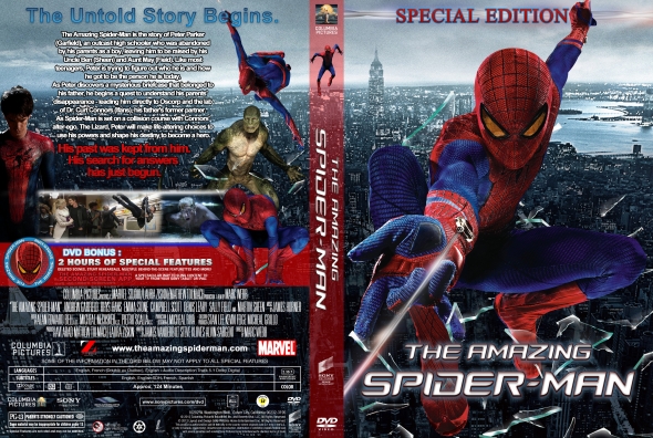 the amazing spiderman dvd cover