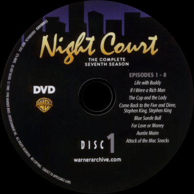 Night Court - Season 7; disc 1