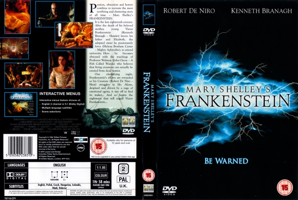 CoverCity - DVD Covers & Labels - Mary Shelley's Frankenstein