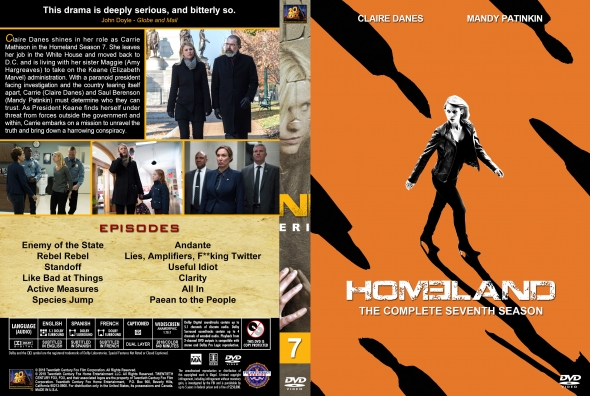 Homeland- Season 7 (spanning spine)