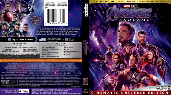 CoverCity - DVD Covers & Labels - Avengers: Endgame 4K