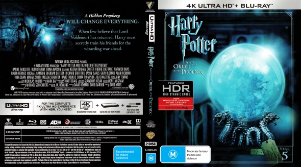 CoverCity - DVD Covers & Labels - Harry Potter and the Order of the Phoenix  4K