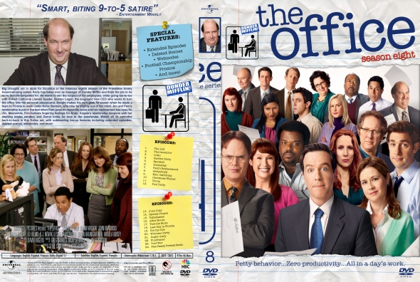 CoverCity - DVD Covers & Labels - The Office - Season 8 (spanning Spine)