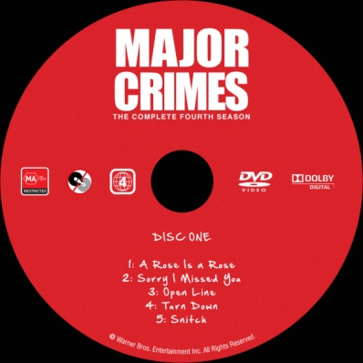 Major Crimes - Season 4; disc 1