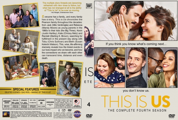 This is Us - Season 4 (spanning spine)