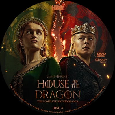 House of the Dragon - Season 2; disc 3