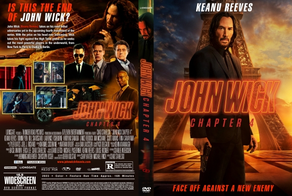 John Wick: Chapter 4 (2023) DVD Cover by CoverAddict on DeviantArt