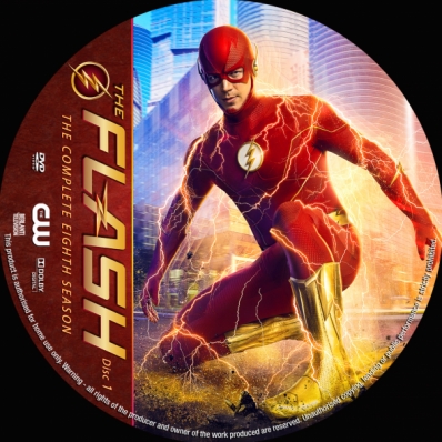 CoverCity - DVD Covers & Labels - The Flash - Season 8; disc 1