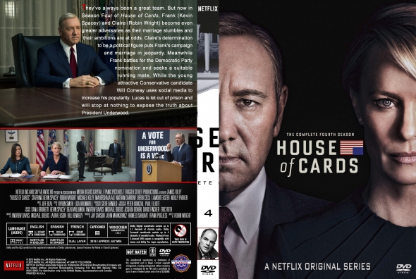 House of Cards - Season 4 (spanning spine)