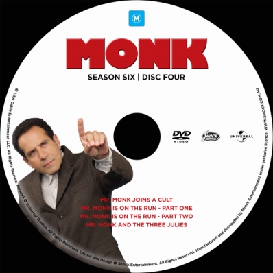 Monk - Season 6; disc 4