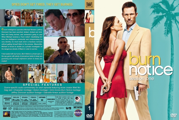 Burn Notice - Season 1 (spanning spine)