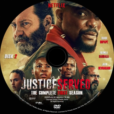 Justice Served - Season 1; disk 2