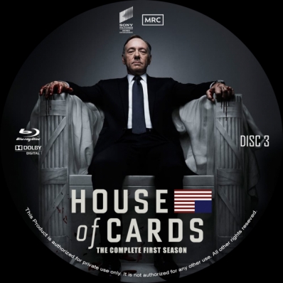 House of Cards - Season 1; disc 3