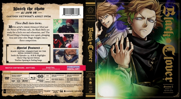 CoverCity - DVD Covers & Labels - Black Clover - Season 2, Part 3