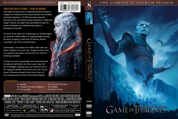 games of thrones staffel 8 dvd