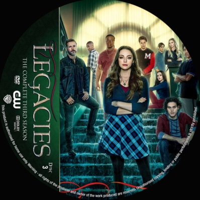 Legacies - Season 3; disc 3