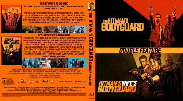 The Hitman's Bodyguard & Hitman's Wife's Bodyguard Double Feature 2 DVD Set Includes Glossy Print Hitman Art Card