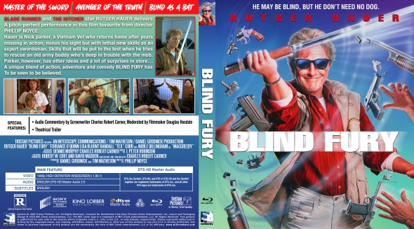 Blind Fury (1989) Blu-ray Cover