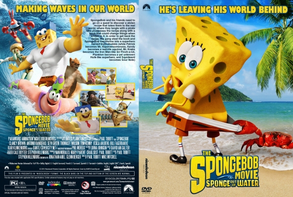 the spongebob movie sponge out of water dvd