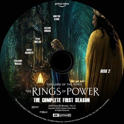 The Lord of the Rings: The Rings of Power 4K - Season 1; disk 2