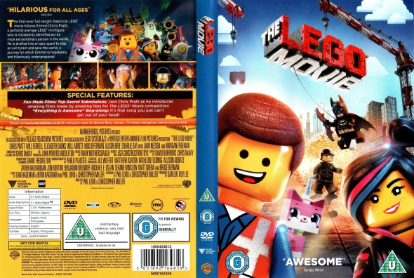 the lego movie dvd cover